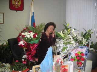 Л.Г. Бацаева в день юбилея